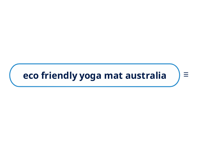 eco friendly yoga mat australia Mind Map